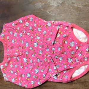 Basic Edition's onesie, 18 months, pink with print